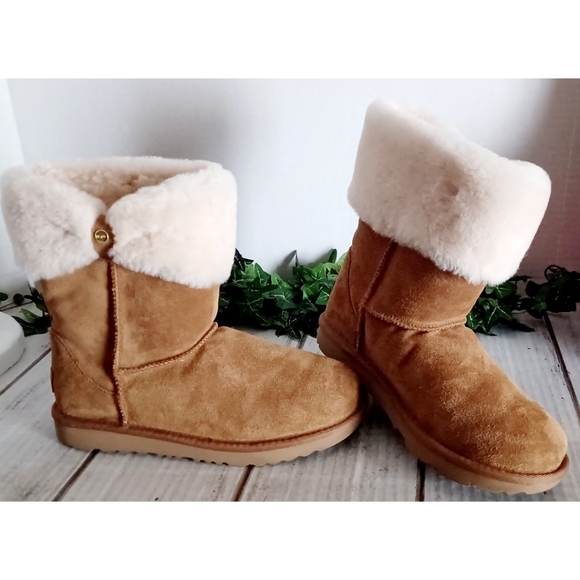 UGG® Pure Classic Short Boot - Color: Chestnut - Picture 4 of 16